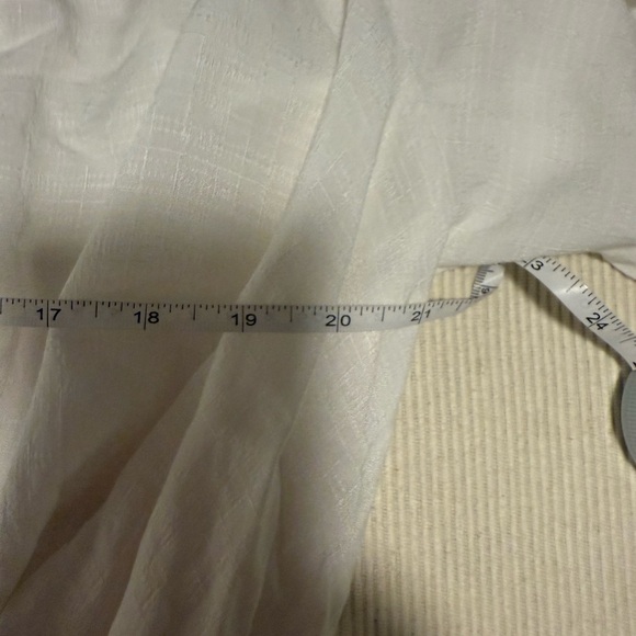 Mustard Seed Cream Wrap Blouse with Relaxed Style - Picture 6 of 9